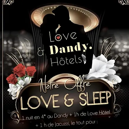 Отель для свиданий Avec Nuit Insolite Au Dandy Et Jacuzzi Privatise (adults Only) Париж