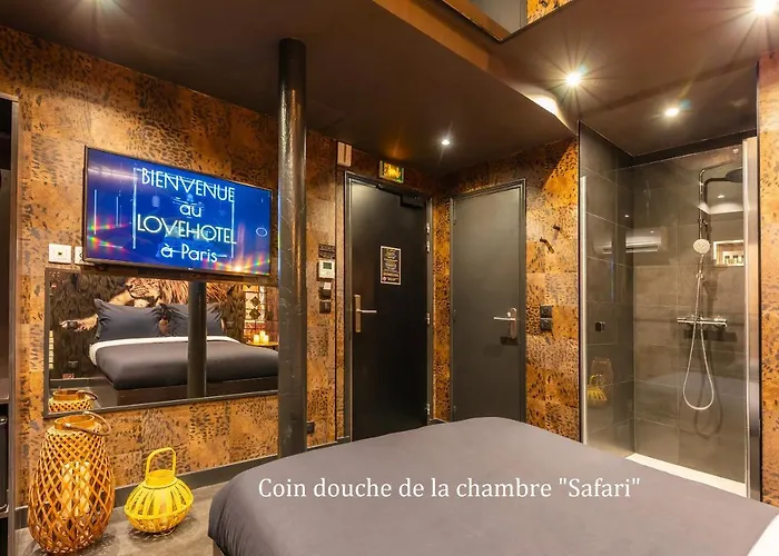 Avec Nuit Insolite Au Dandy Et Jacuzzi Privatise (adults Only) מלון אהבה פריז