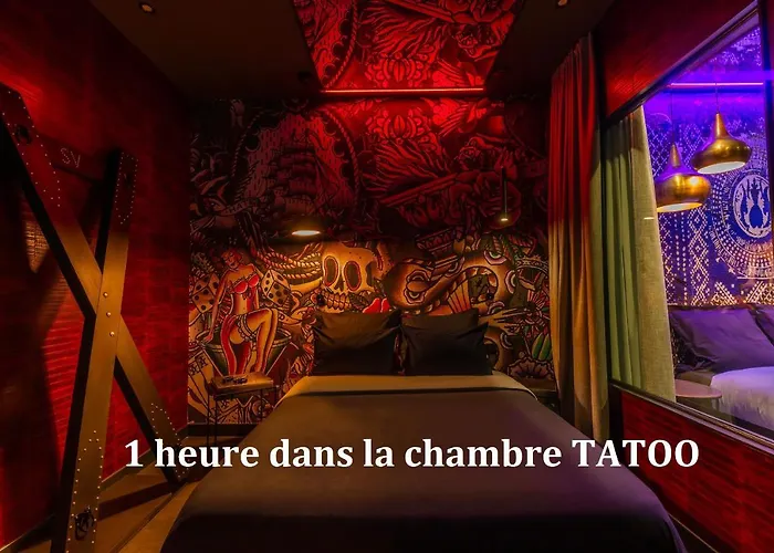 Avec Nuit Insolite Au Dandy Et Jacuzzi Privatise (adults Only) מלון אהבה